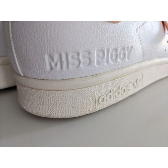 Men's Adidas Stan Smith Disney Miss Piggy and Kermit Sneakers US Sz 9 Art GZ5996 - Picture 8 of 12